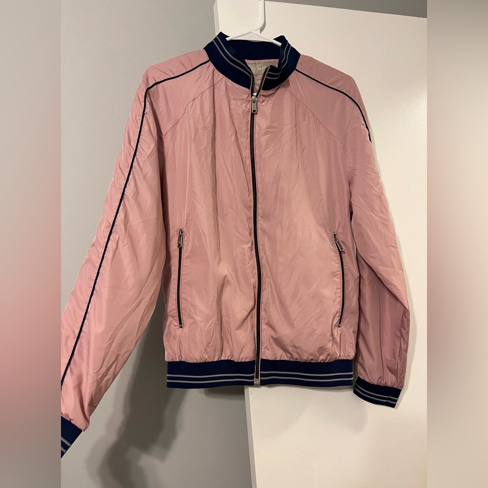 Pink Zara Bomber Jacket